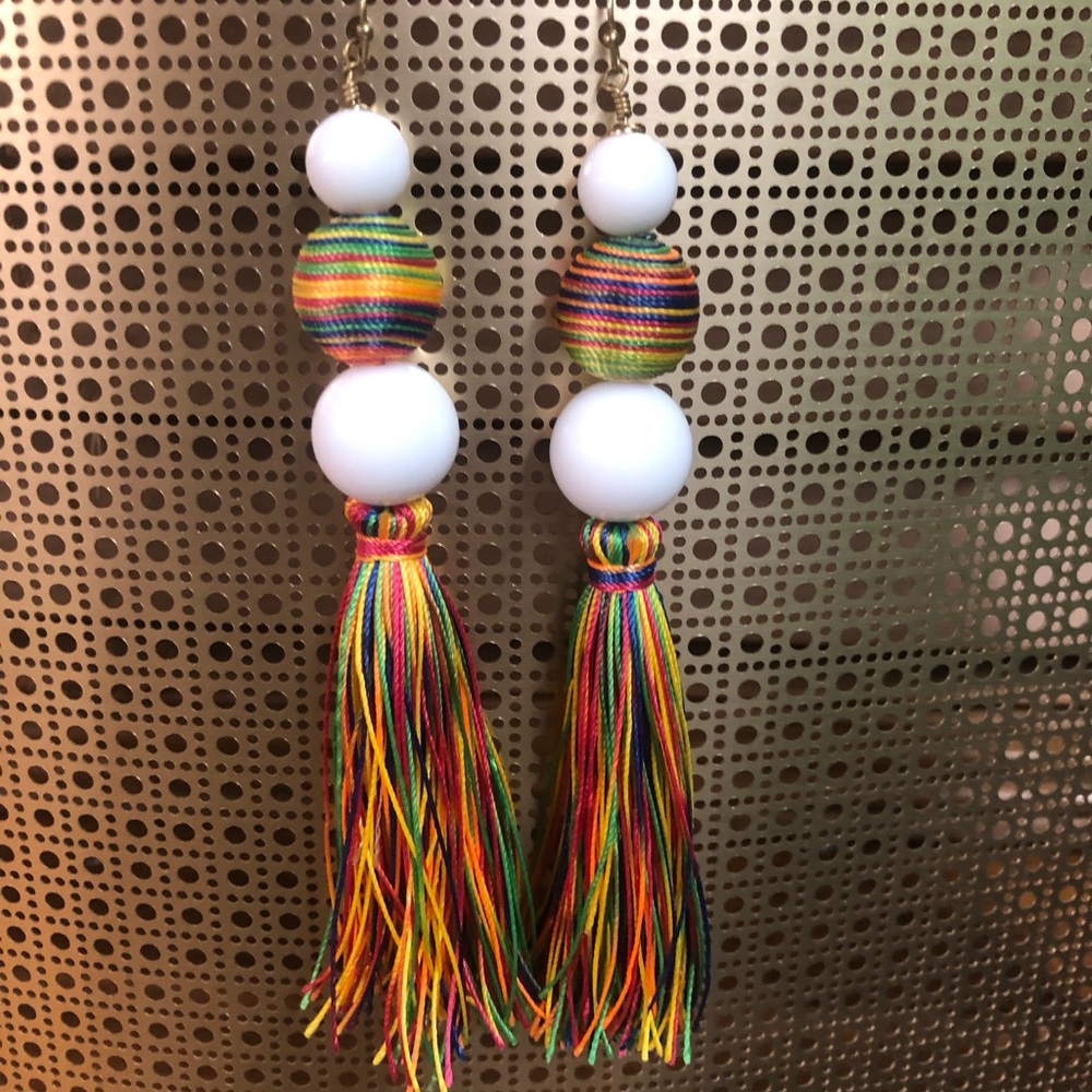 Colorful Tassel Earrings